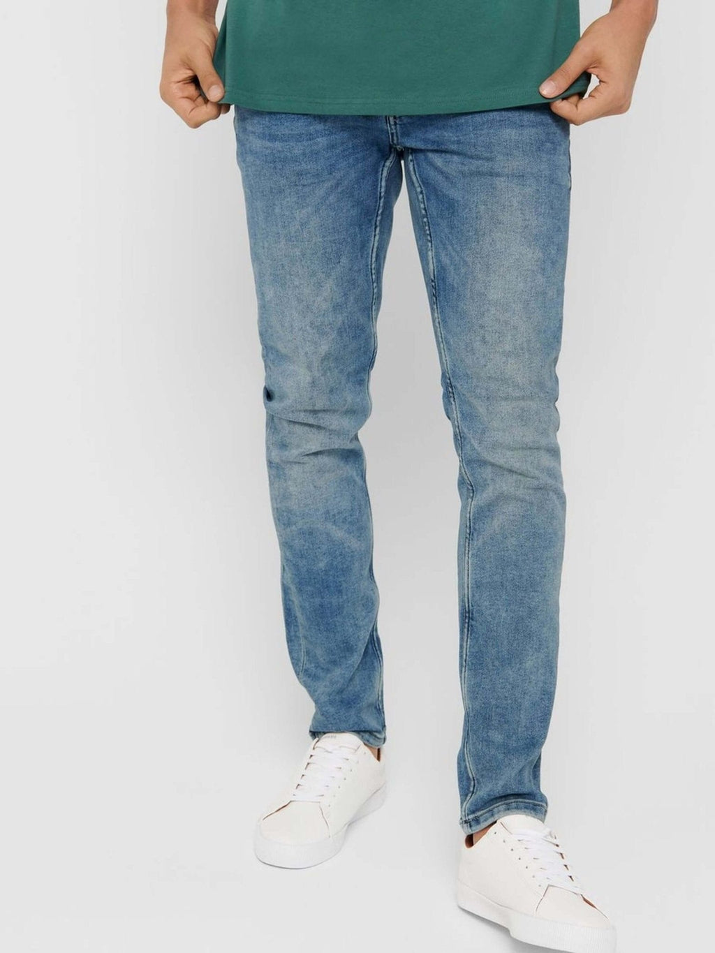 Jeans allungano elastici - denim blu
