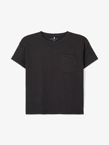 T -shirt in forma libera - nero