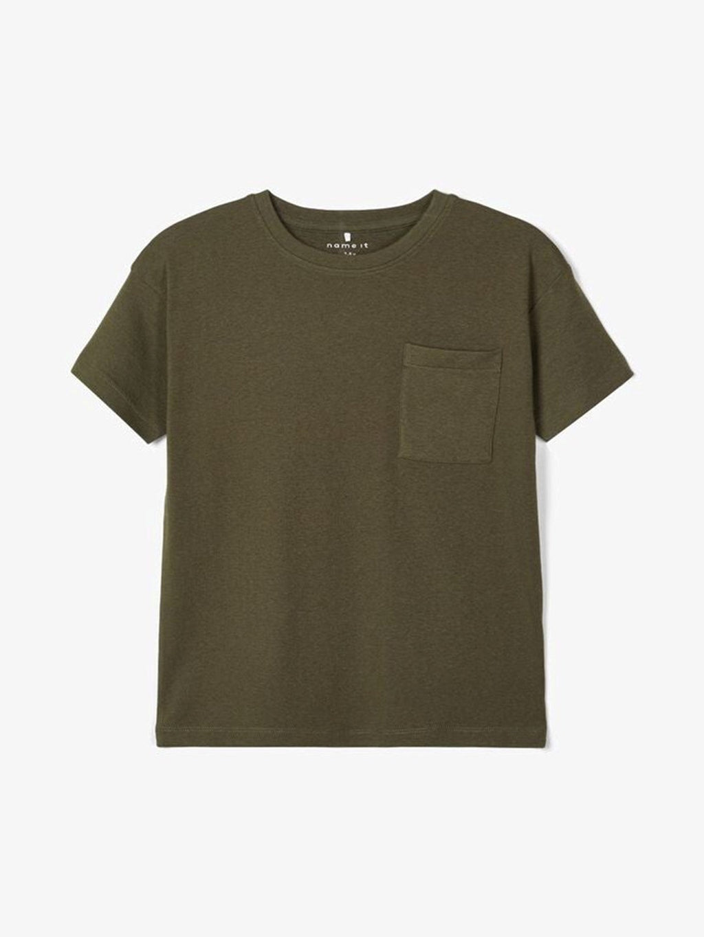 T -shirt in forma libera - verde scuro
