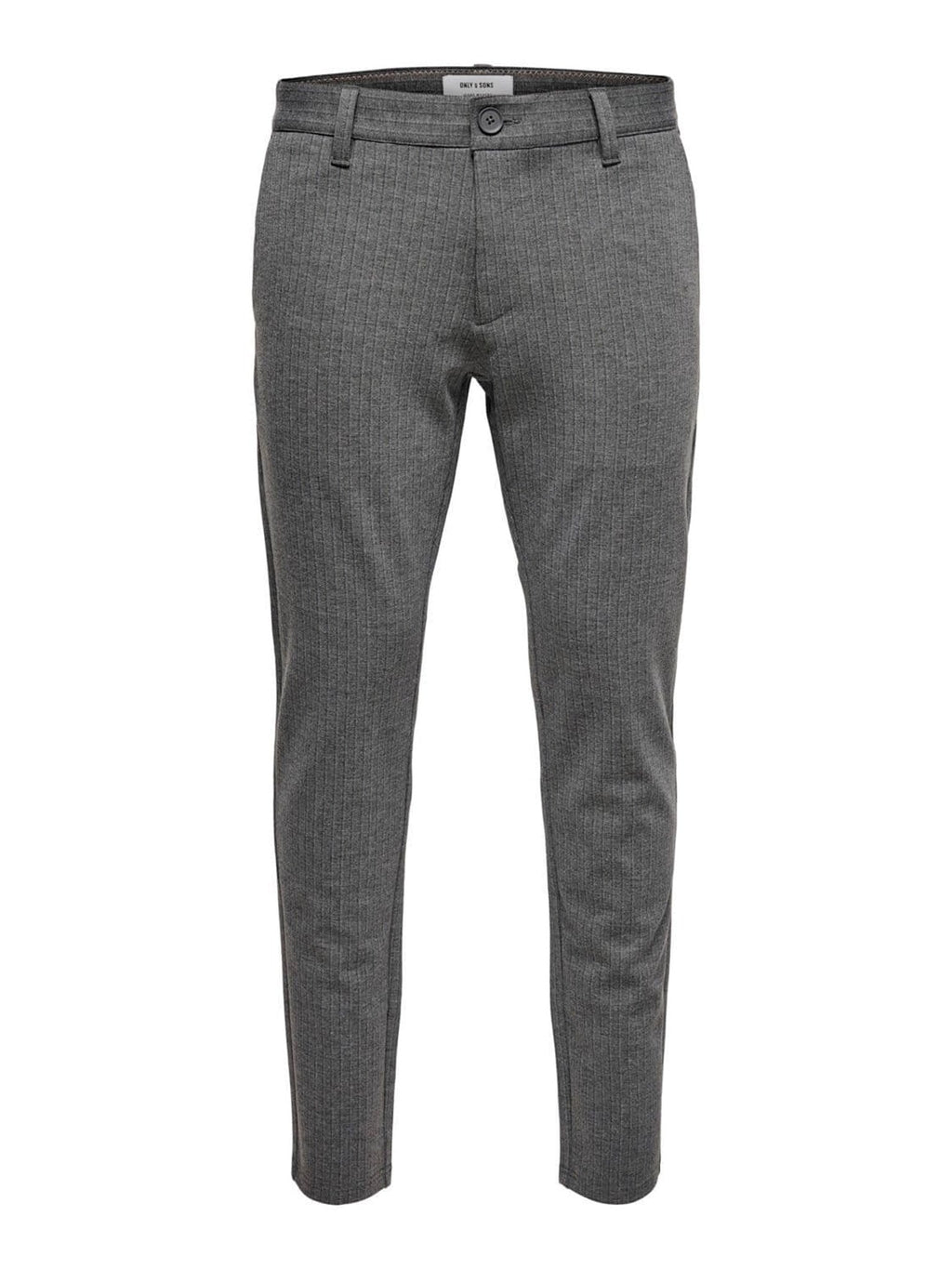 Mark Pants - Grigio a strisce (pantaloni allungati)