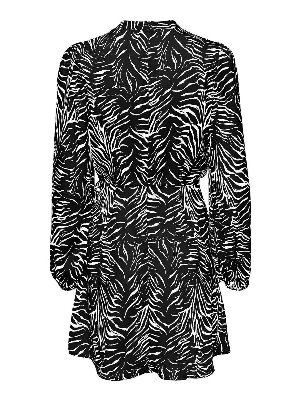Mille Wrap Klänning - Zebra vibrante nera