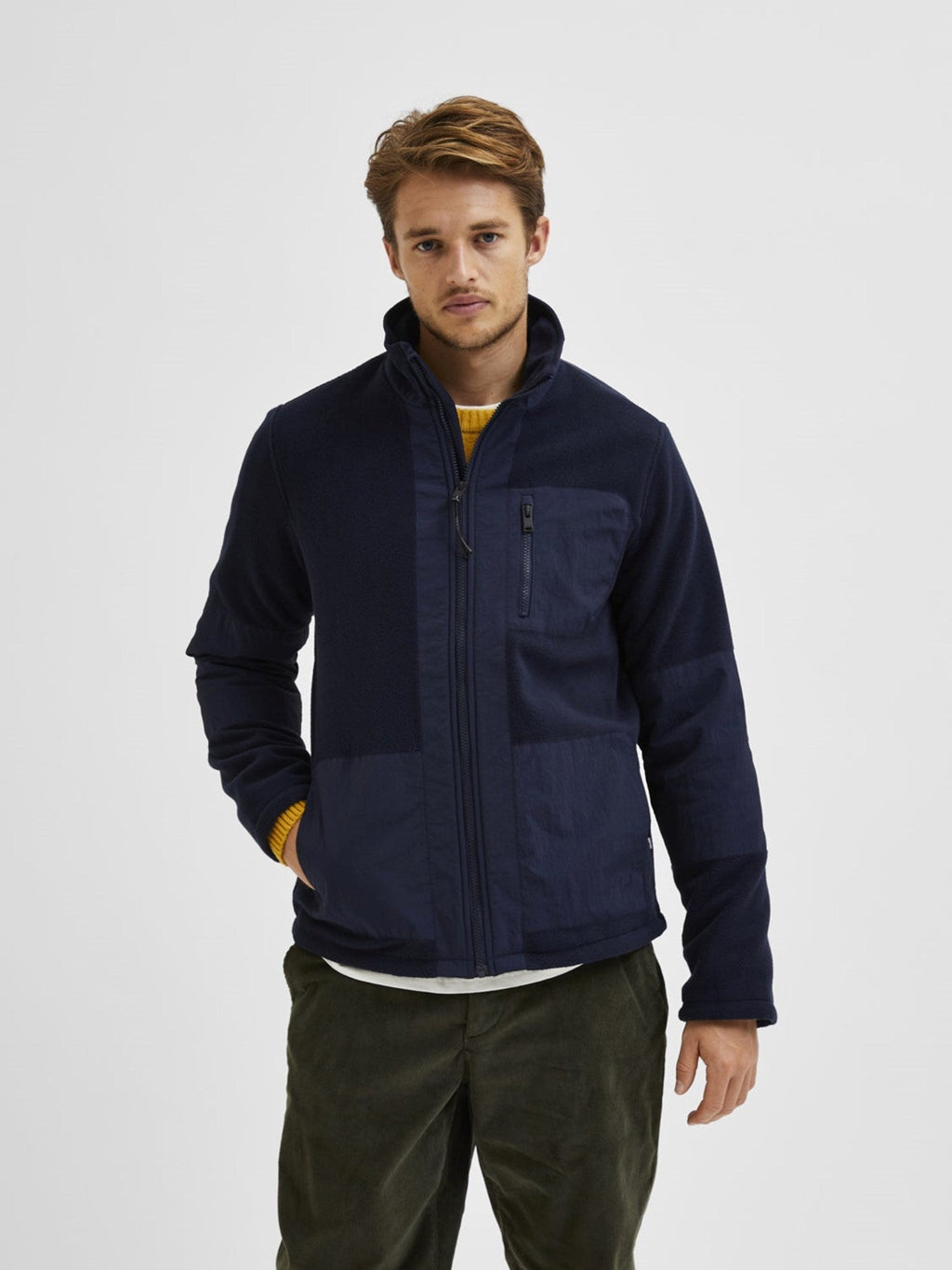 Giacca in pile Nohr - Navy scuro