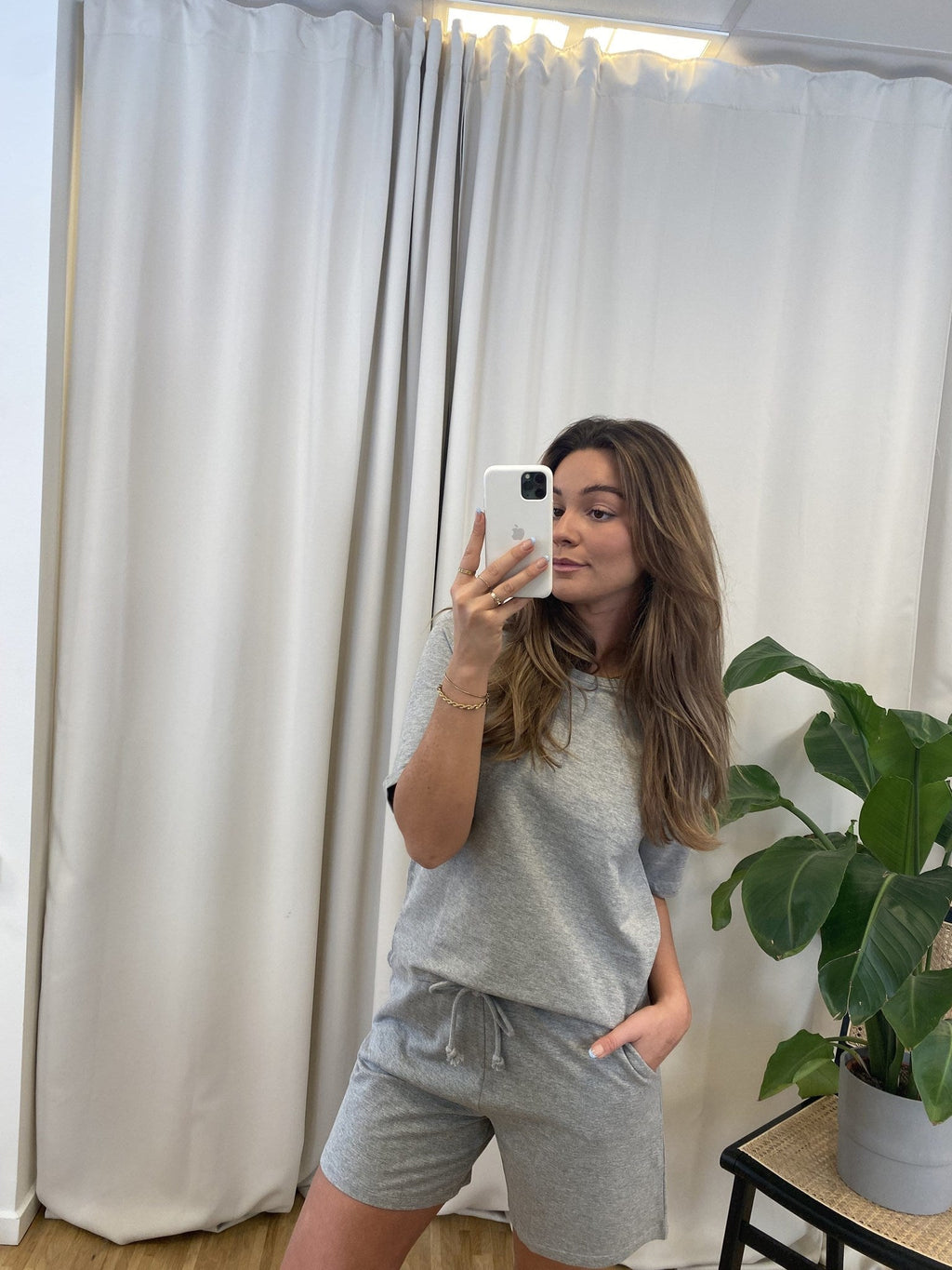 T -shirt Octavia - Melange grigio chiaro