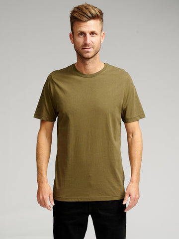T -shirt di base organica - esercito