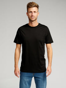 T -shirt di base organica - nero