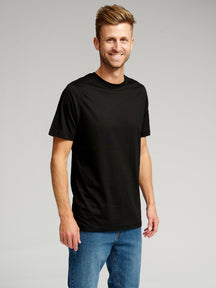 T -shirt di base organica - nero