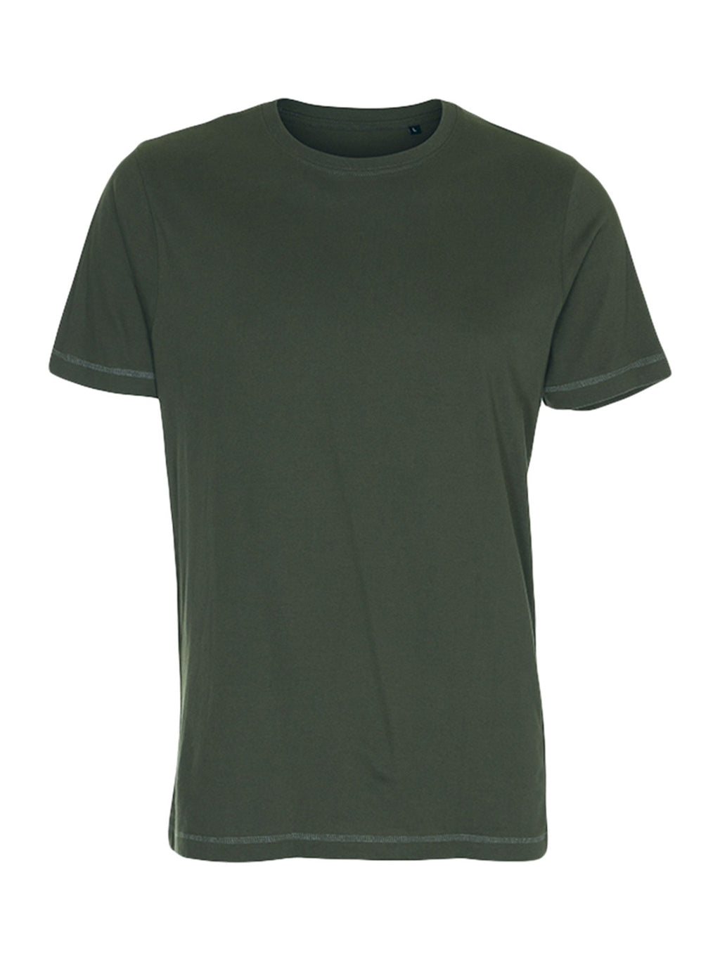 T -shirt di base organica - verde scuro