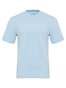 T -shirt di base organica - azzurro