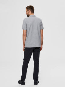 Organic polo shirt - Gray
