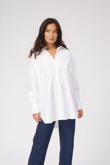 Camicia oversize - bianco