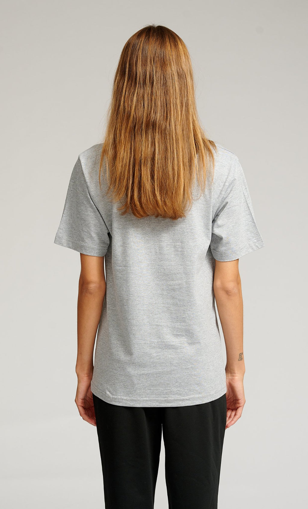 T -shirt oversize - grigio melange