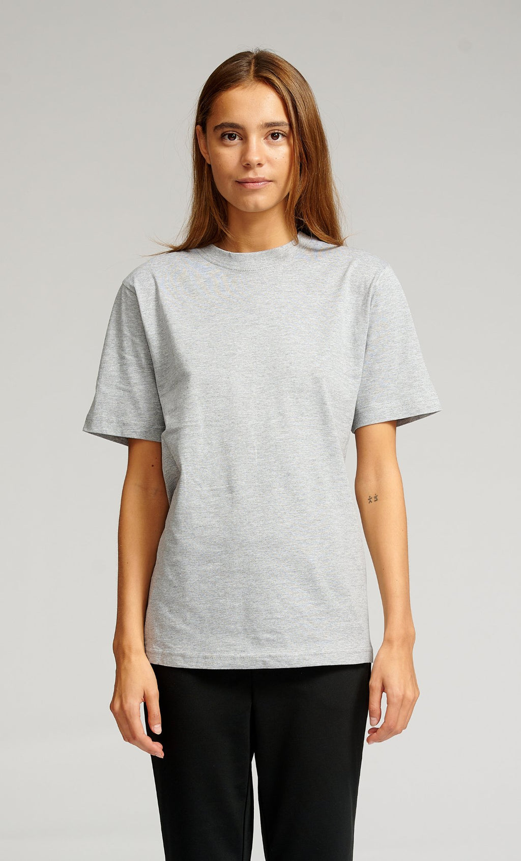 T -shirt oversize - grigio melange