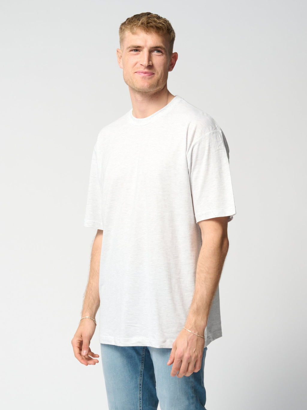 T -shirt oversize - grigio chiaro