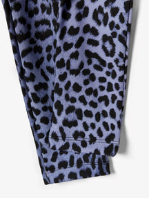 Leggings a motivi a motivi - Leopardo blu