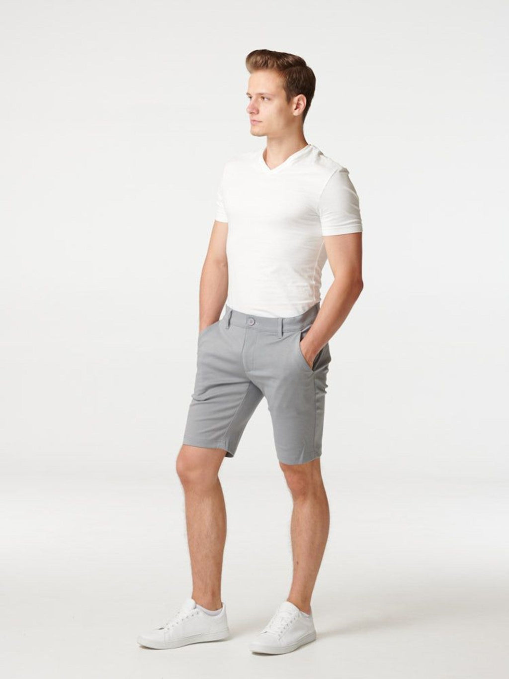 Pantaloncini per prestazioni - grigio chiaro