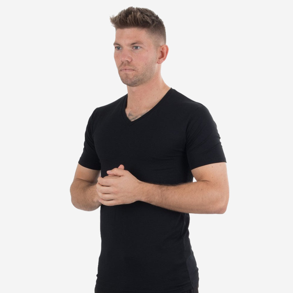 Premium T -shirt muscolare - nero