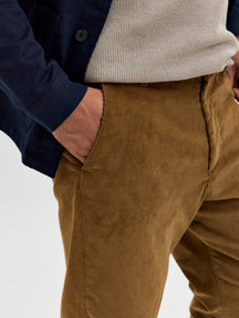 Pantaloni a corda slimtape -repton - butternut