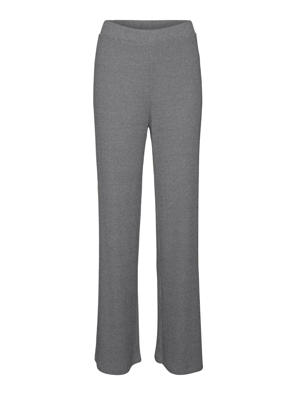Pantaloni a costola tia - melange grigio medio