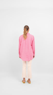 Camicia di lino Tokyo - Pink di bustina